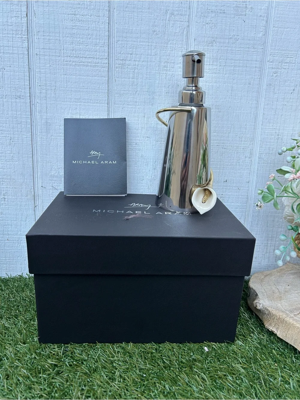 Michael Aram Calla Lily Soap Dispenser gently used